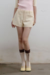 shushutong side slit shorts SS22TR01 naked